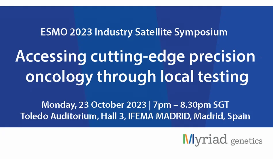 ESMO 2023 Industry Satellite Symposium